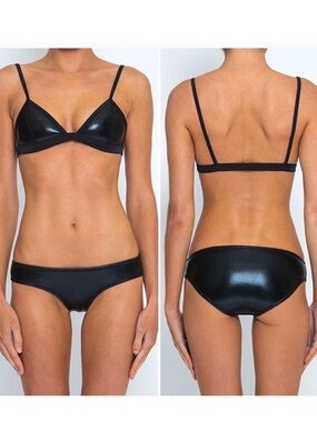 Triangl Twiggy Stardust Neoprene Bikini Bottoms Black Small